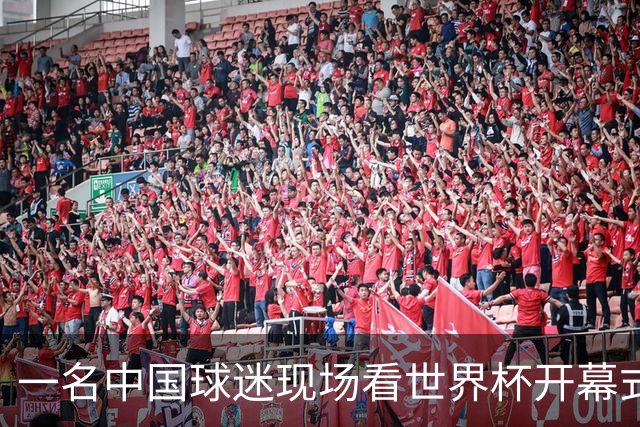 一名中国球迷现场看世界杯开幕式“破防”：要是有我们的球队该多好